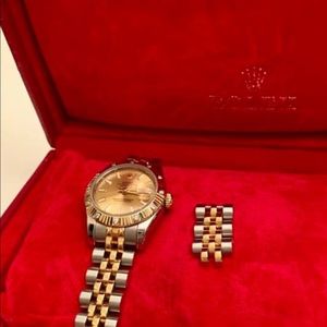 Rolex Datejust 26mm with diamond bezels